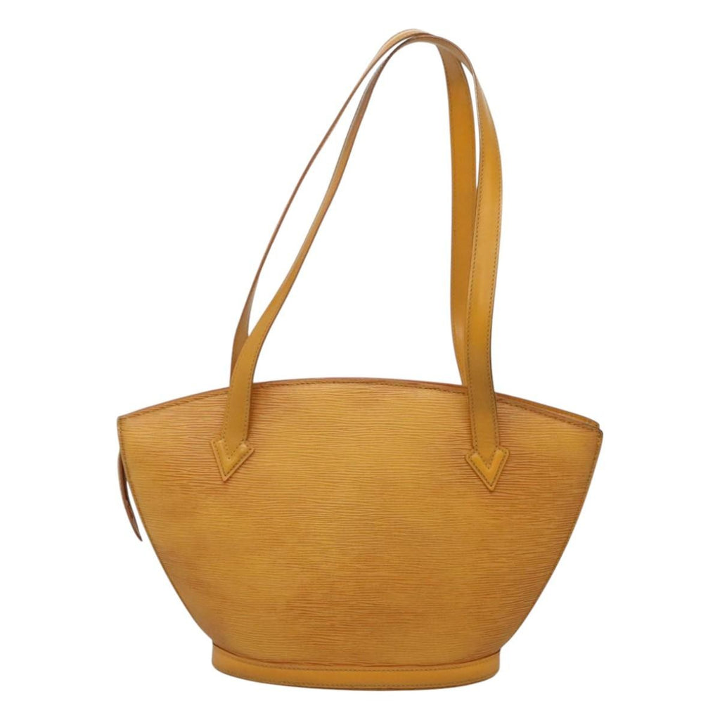 Louis Vuitton Saint Jacques Handbag Epi Leather Yellow Leather Shoulder Bag
