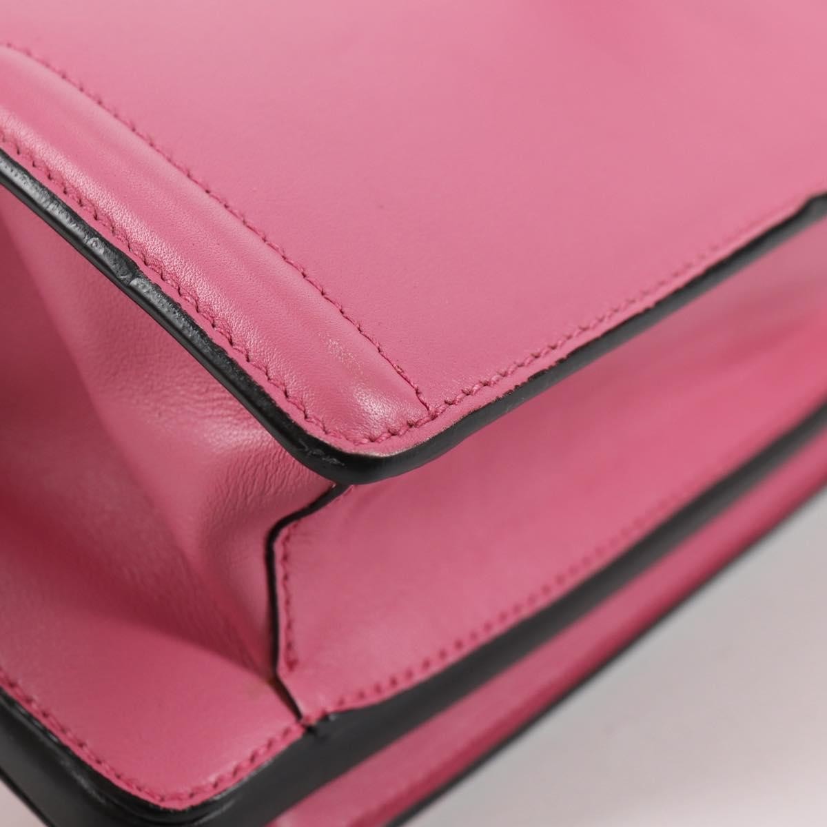 Prada Belle Top Handle Bag City Calf Pink Leather Bag