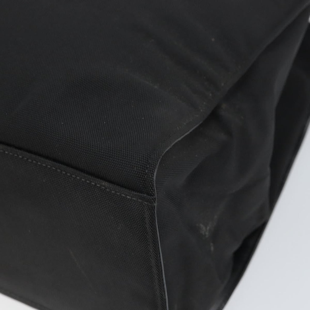 Gucci Bamboo Tote Bag Nylon Black Nylon Tote Bag Bag (Pre-Owned)