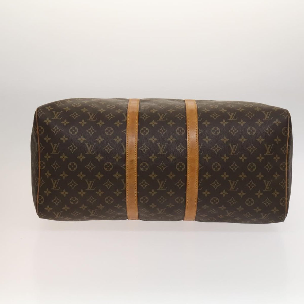 Louis Vuitton Keepall Bag Monogram Canvas Brown Canvas Travel Bag