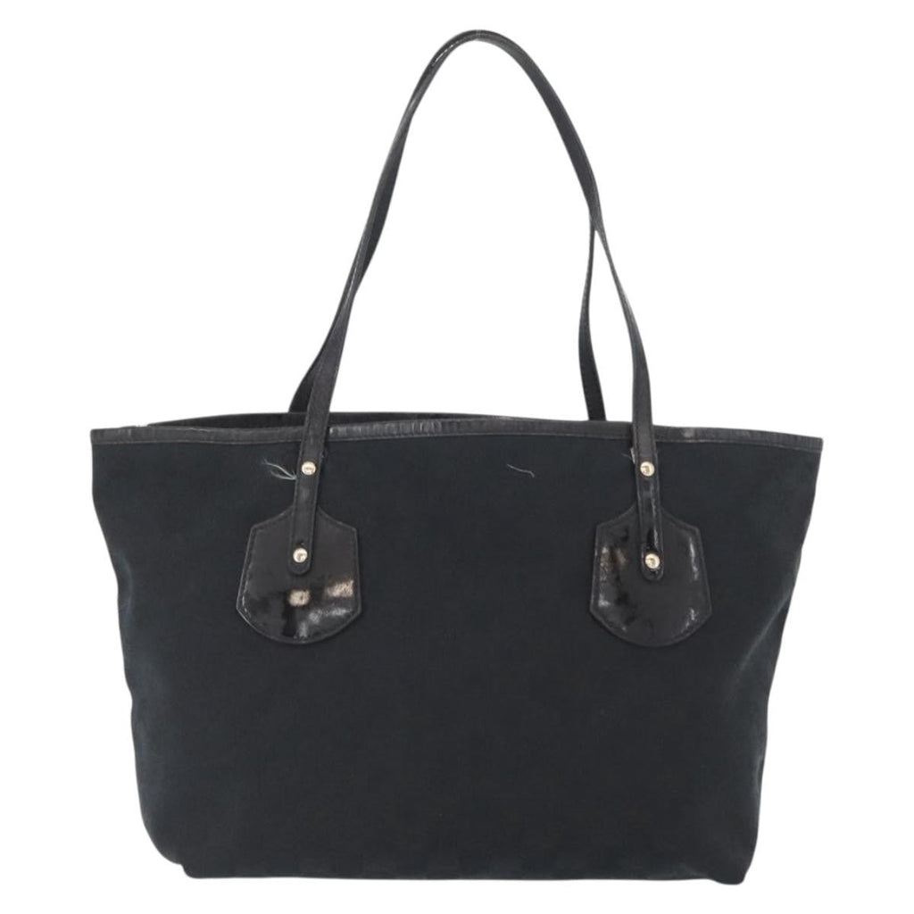 Gucci Jolie Web Tote Gg Canvas Black Canvas Tote Bag Bag (Pre-Owned)
