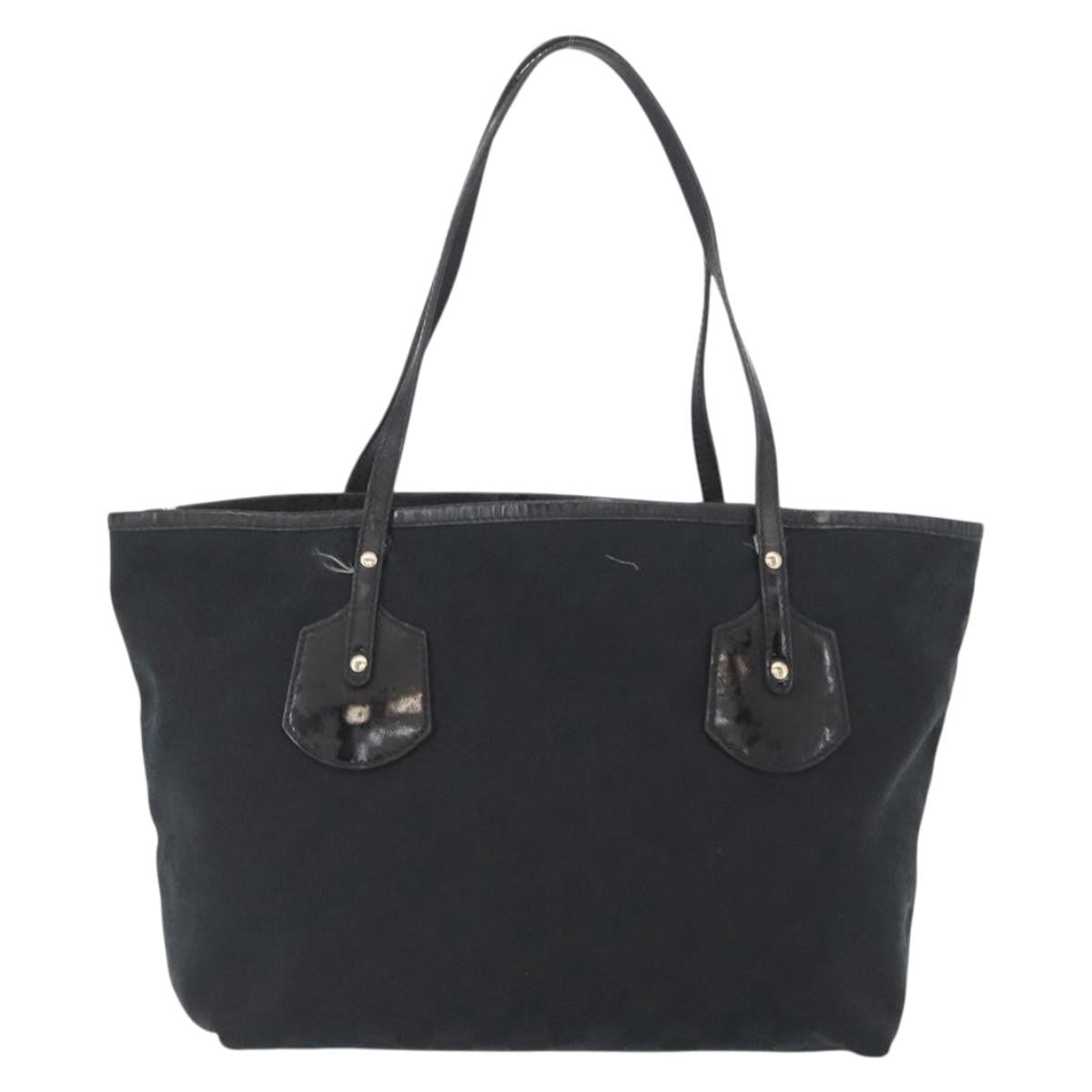 Gucci Jolie Web Tote Gg Canvas Black Canvas Tote Bag Bag (Pre-Owned)