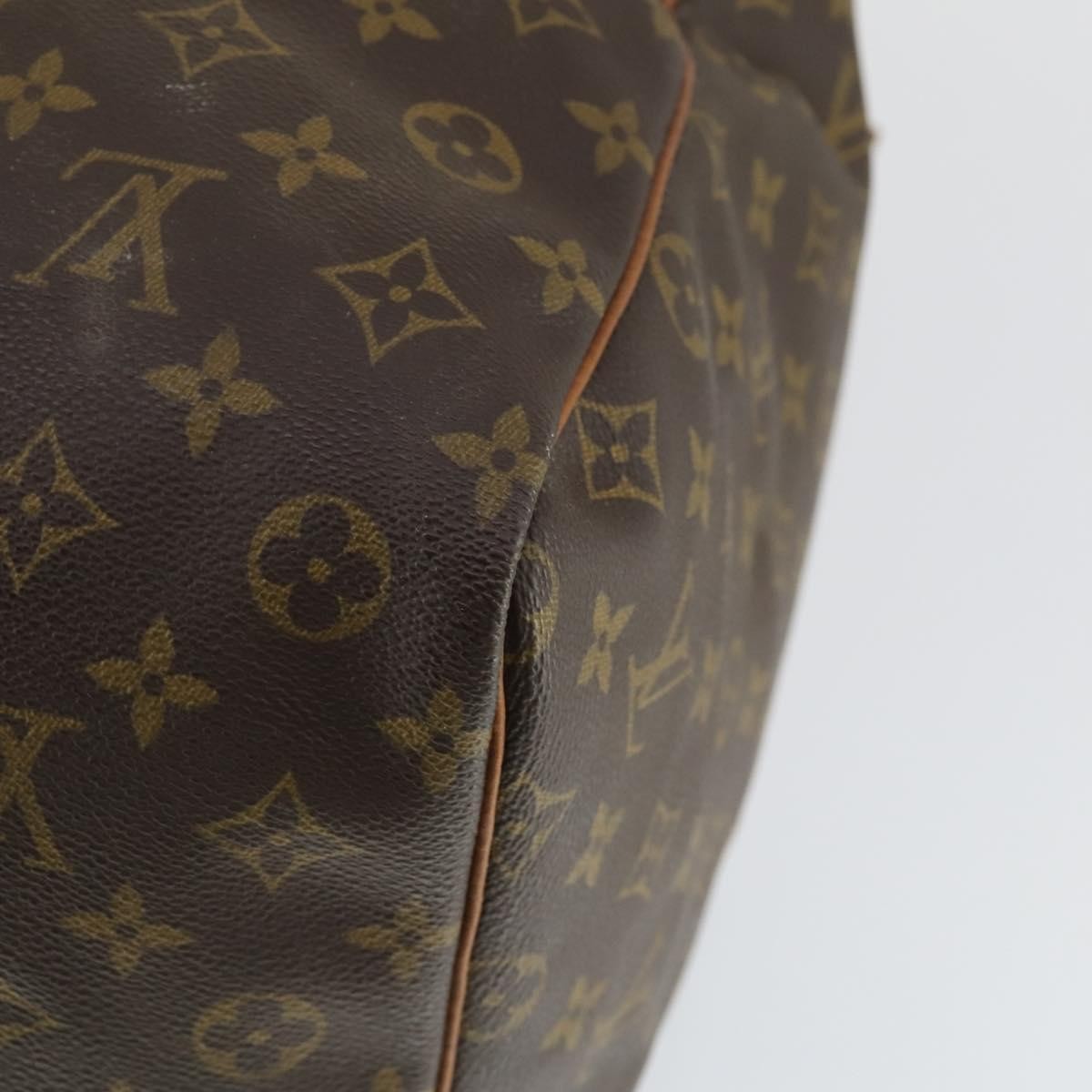 Louis Vuitton Keepall Bag Monogram Canvas Brown Canvas Travel Bag