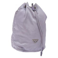 Prada Vela Drawstring Bucket Pouch Tessuto Purple Nylon Bag