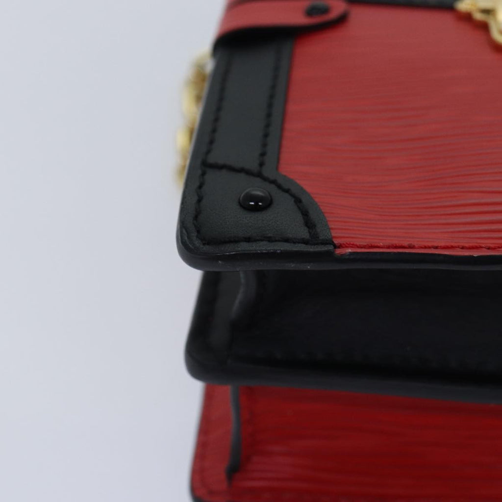 Louis Vuitton Trunk Clutch Epi Leather Red Leather Shoulder Bag