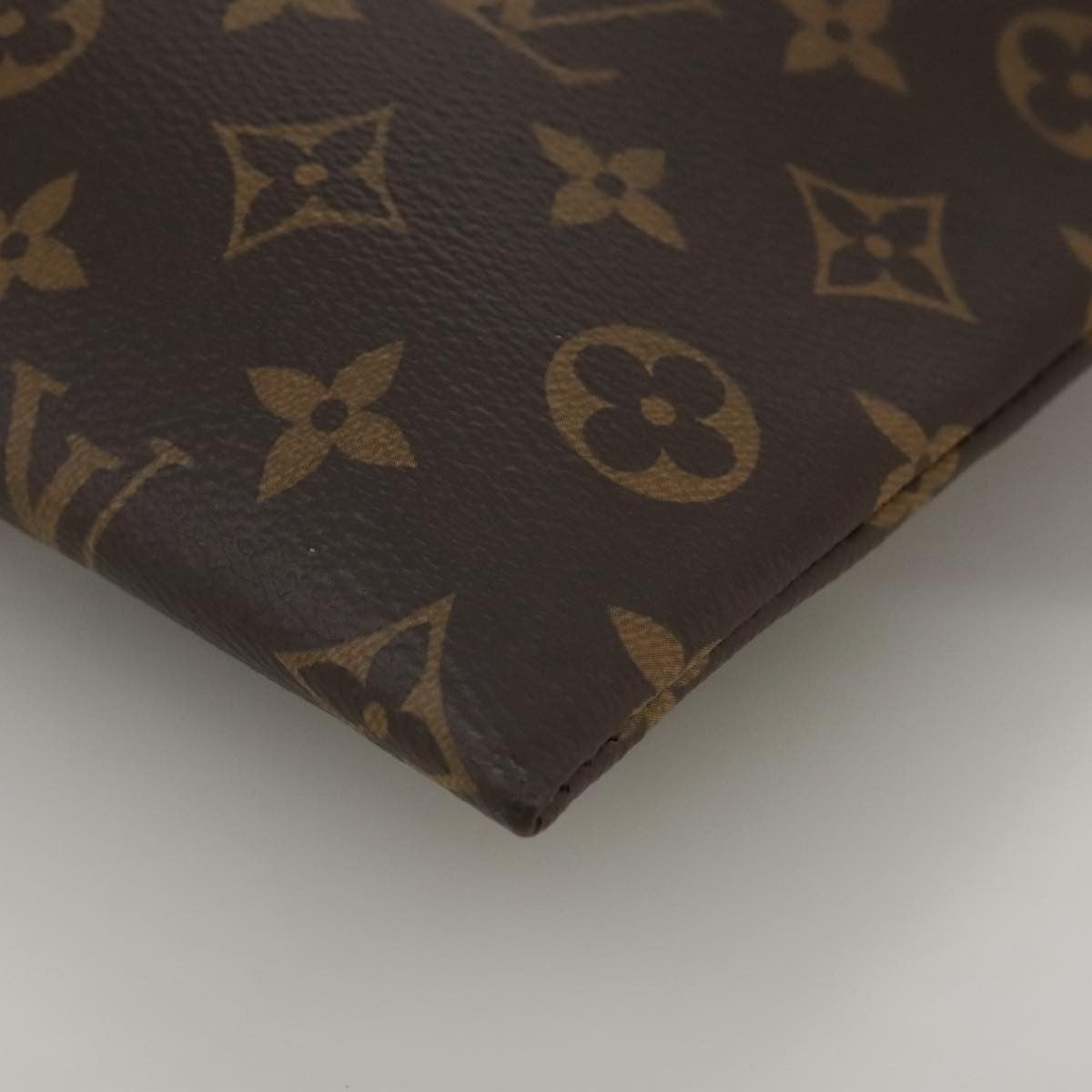 Louis Vuitton Solar Ray A4 Pouch Monogram Canvas Brown Canvas Clutche & Pouche Bag