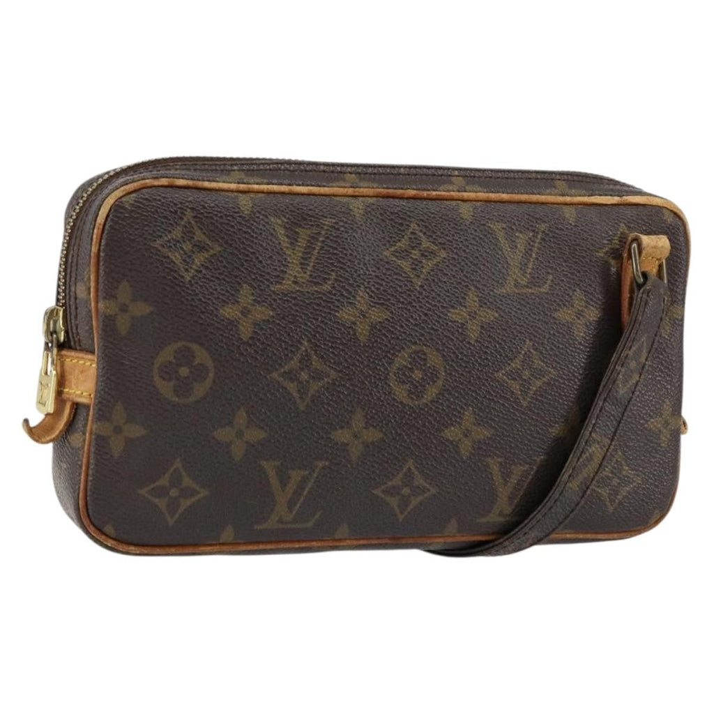 Louis Vuitton Pochette Marly Bandouliere Bag Monogram Canvas Brown Canvas Clutche & Pouche Bag