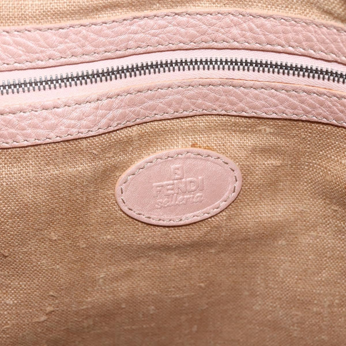 Fendi Selleria Tote Leather Pink Leather Tote Bag Bag