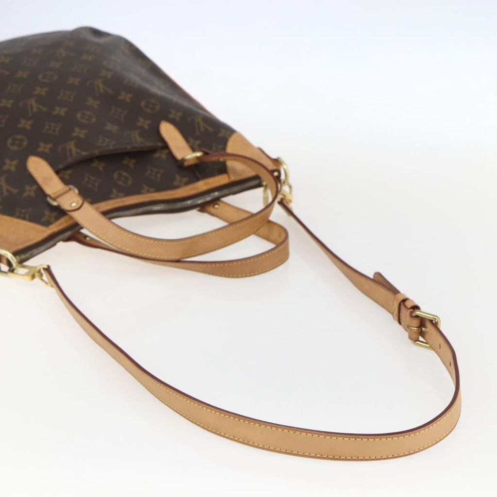 Louis Vuitton Odeon Handbag Monogram Canvas Brown Canvas Shoulder Bag