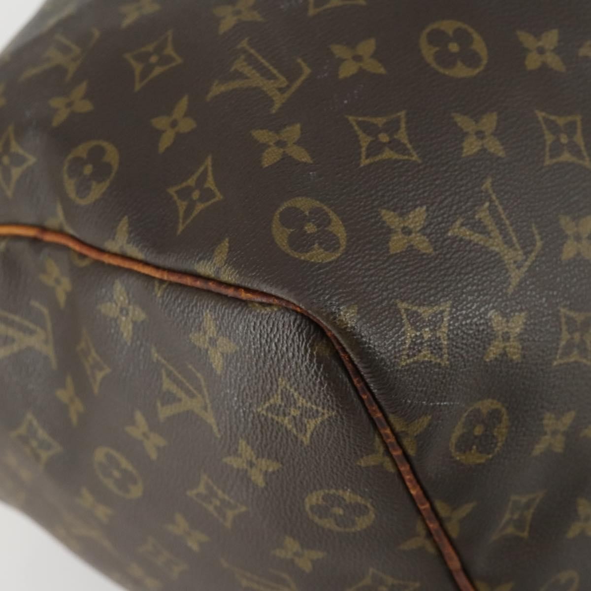 Louis Vuitton Keepall Bag Monogram Canvas Brown Canvas Travel Bag