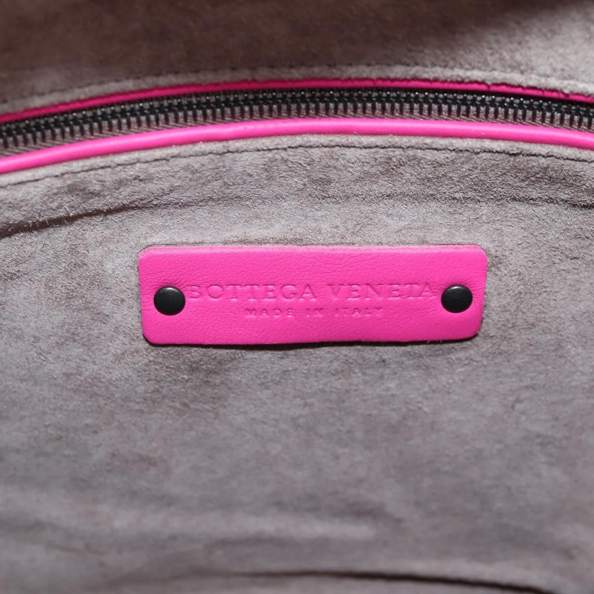 Bottega Veneta Veneta Hobo Intrecciato Nappa Pink Leather Bag
