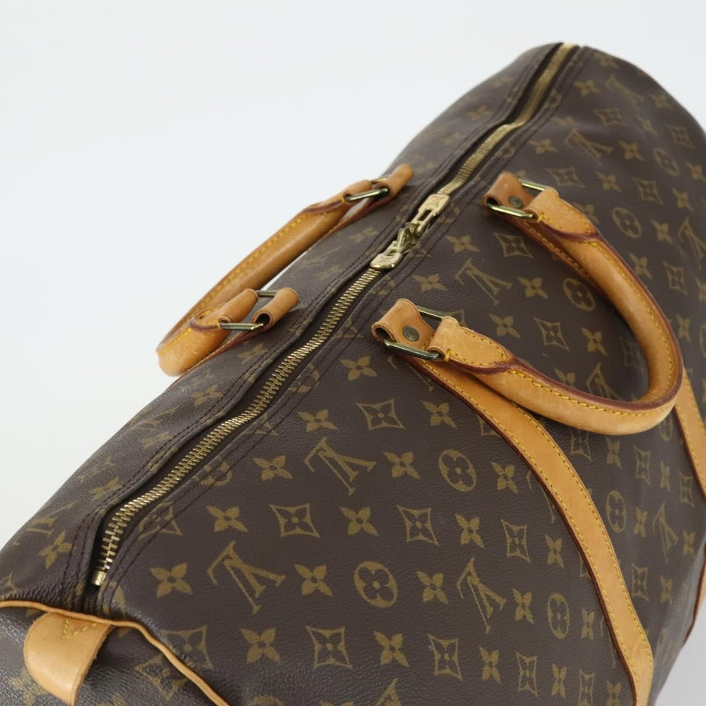 Louis Vuitton Keepall Bag Monogram Canvas Brown Canvas Travel Bag