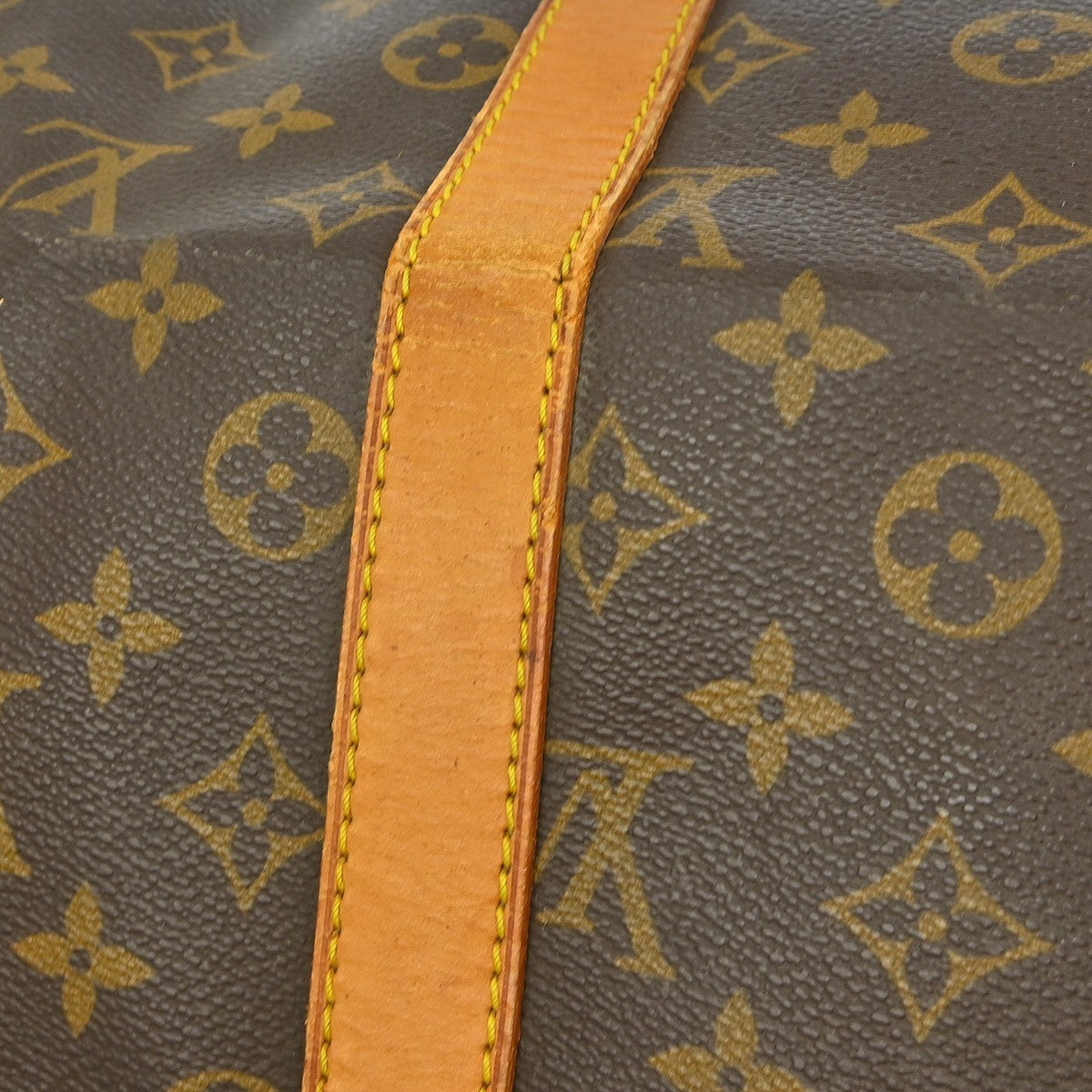 Louis Vuitton Keepall Bag Monogram Canvas Brown Canvas Travel Bag