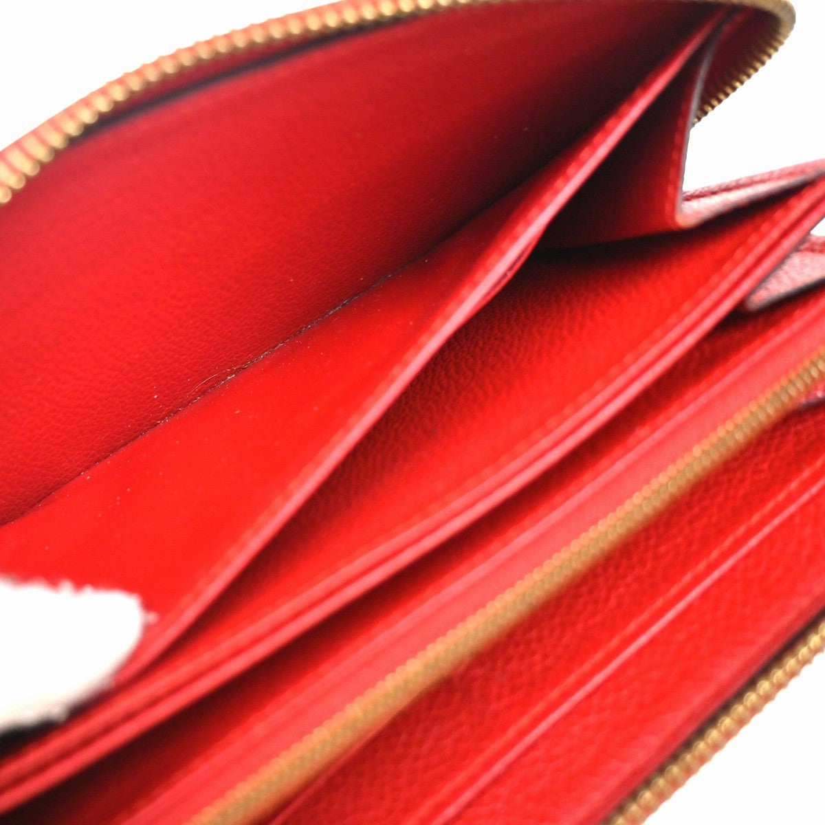 Louis Vuitton Portefeuille Zippy Monogramme Empreinte Monogramme Empreinte Red Leather Wallets Accessory