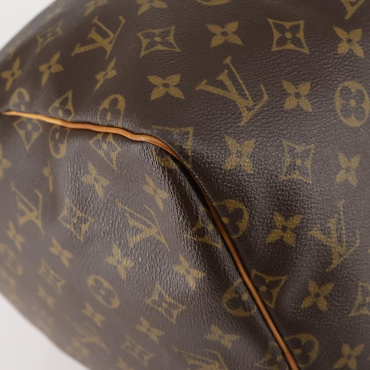 Louis Vuitton Keepall Bandouliere Bag Monogram Canvas Brown Canvas Bag
