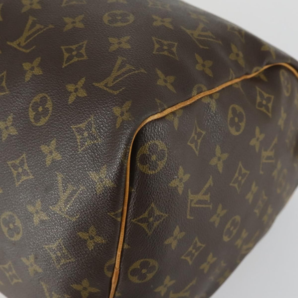 Louis Vuitton Keepall Bag Monogram Canvas Brown Canvas Travel Bag