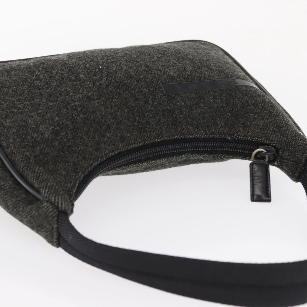 Prada Re-Edition 2000 Hobo Wool Gray Wool Handbag
