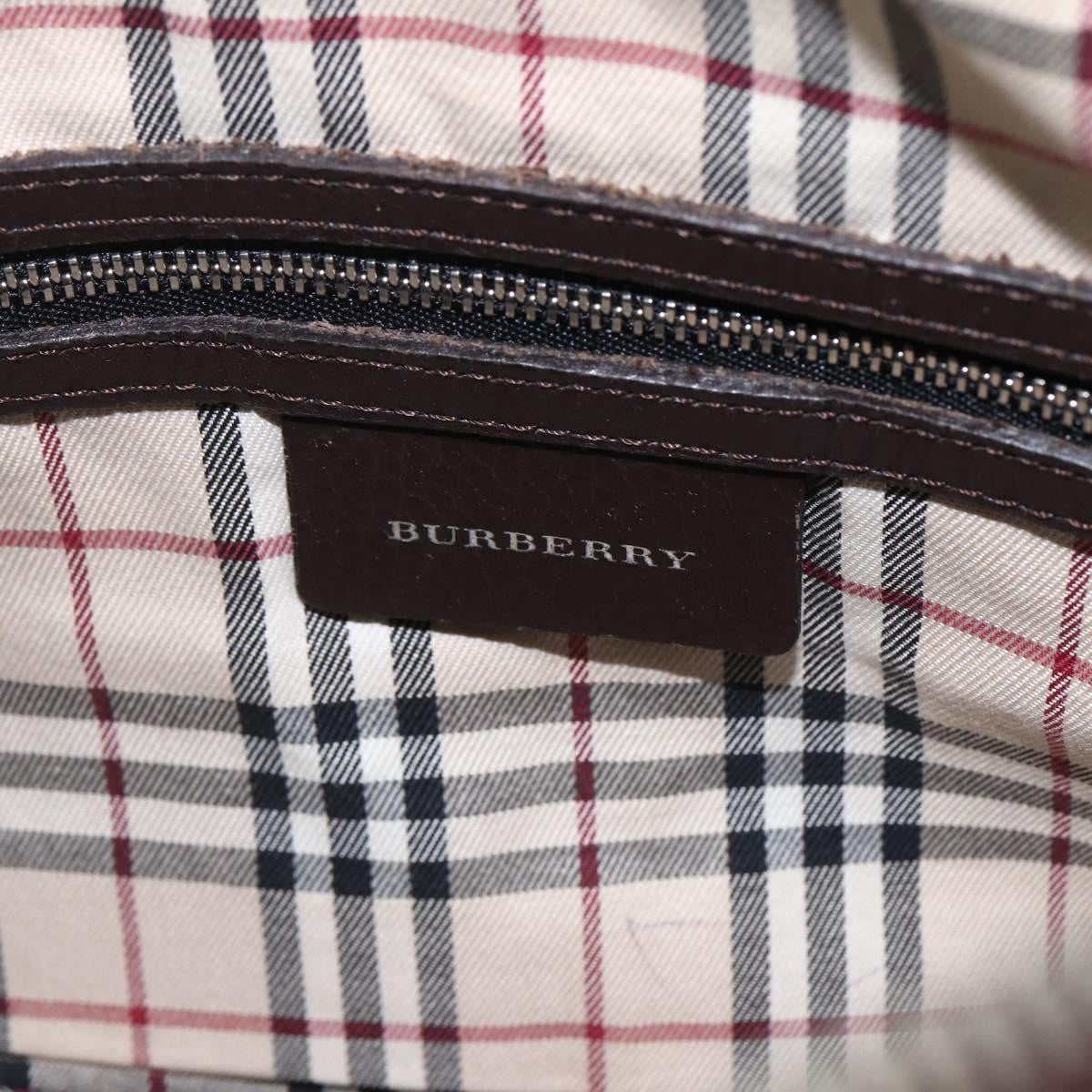 Burberry Vintage Handbag Leather Brown Leather Handbag