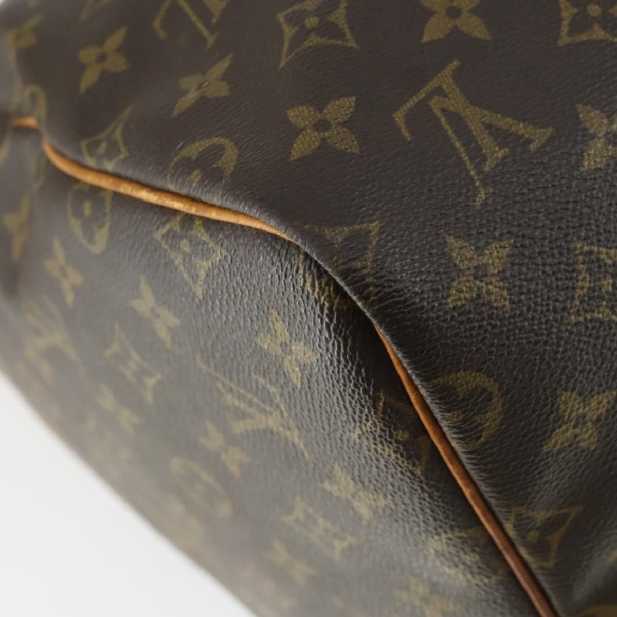 Louis Vuitton Keepall Bag Monogram Canvas Brown Canvas Travel Bag