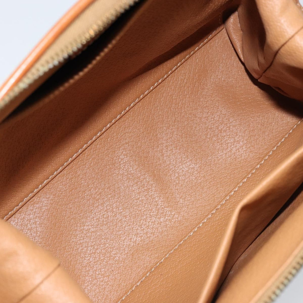 Celine Macadam Pochette Canvas And Leather Brown Canvas Clutche & Pouche Bag