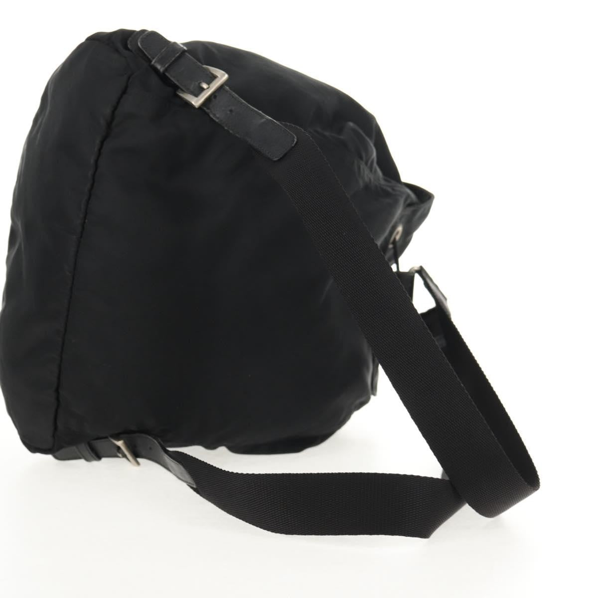 Prada Front Pocket Backpack Tessuto Black Nylon Backpack Bag