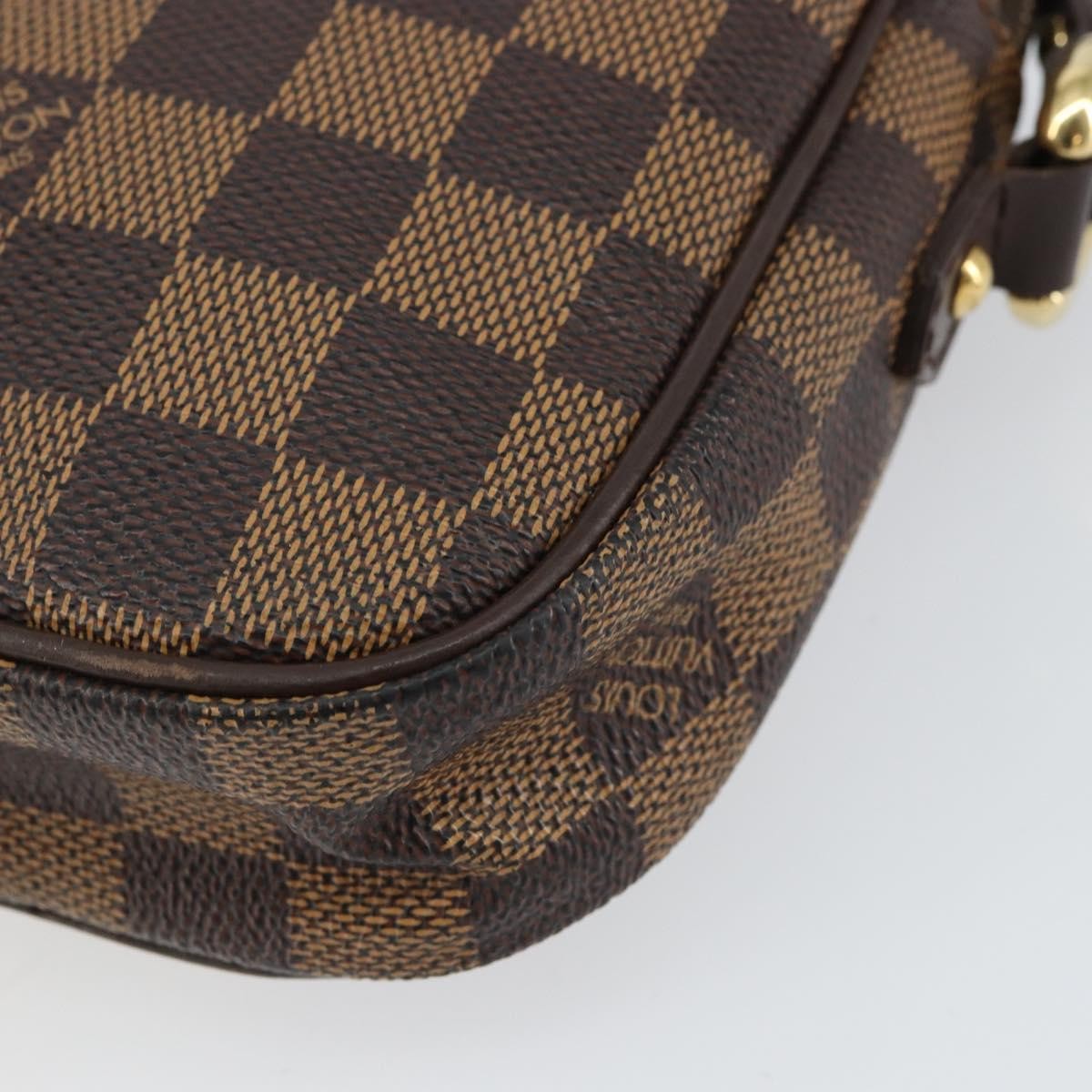 Louis Vuitton Rift Handbag Damier Brown Canvas Shoulder Bag