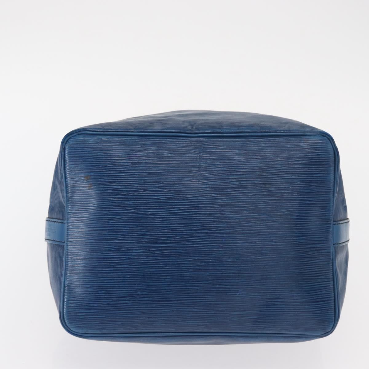 Louis Vuitton Noe Handbag Epi Leather Blue Leather Shoulder Bag