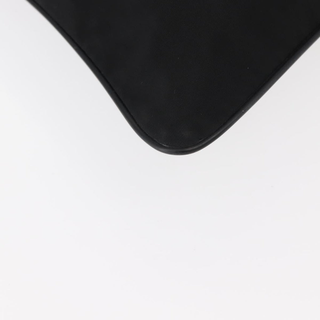 Prada Flat Messenger Bag Tessuto Black Nylon Shoulder Bag Bag