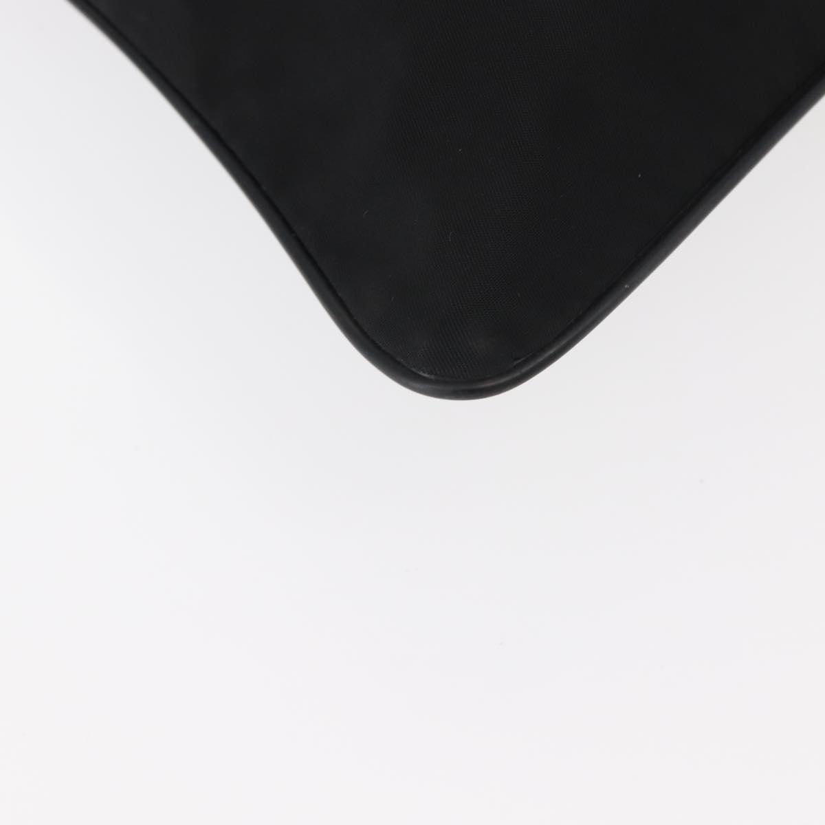 Prada Flat Messenger Bag Tessuto Black Nylon Shoulder Bag Bag