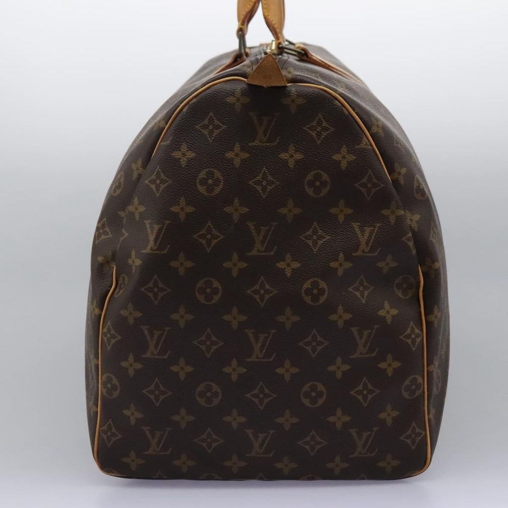 Louis Vuitton Keepall Bag Monogram Canvas Brown Canvas Travel Bag