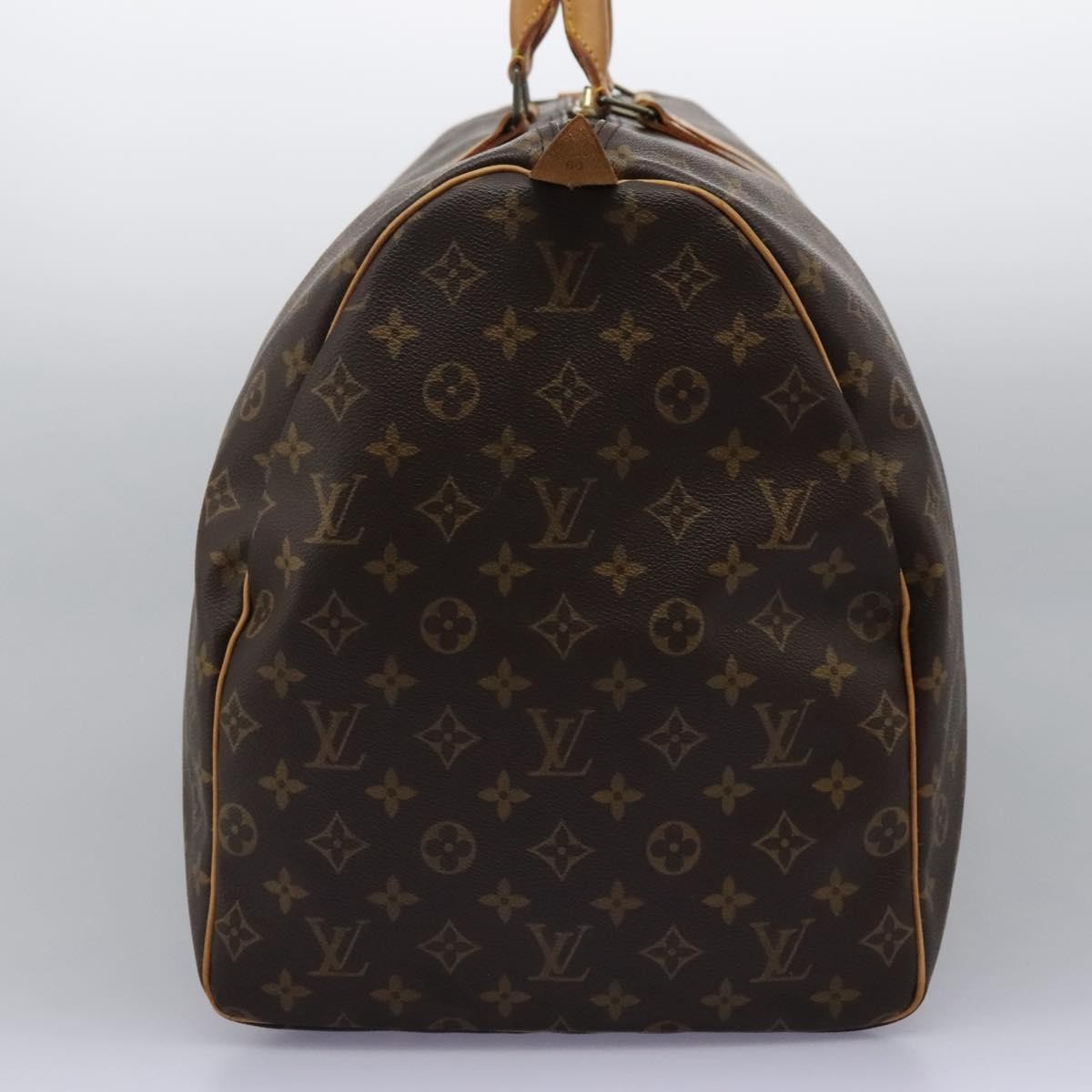 Louis Vuitton Keepall Bag Monogram Canvas Brown Canvas Travel Bag