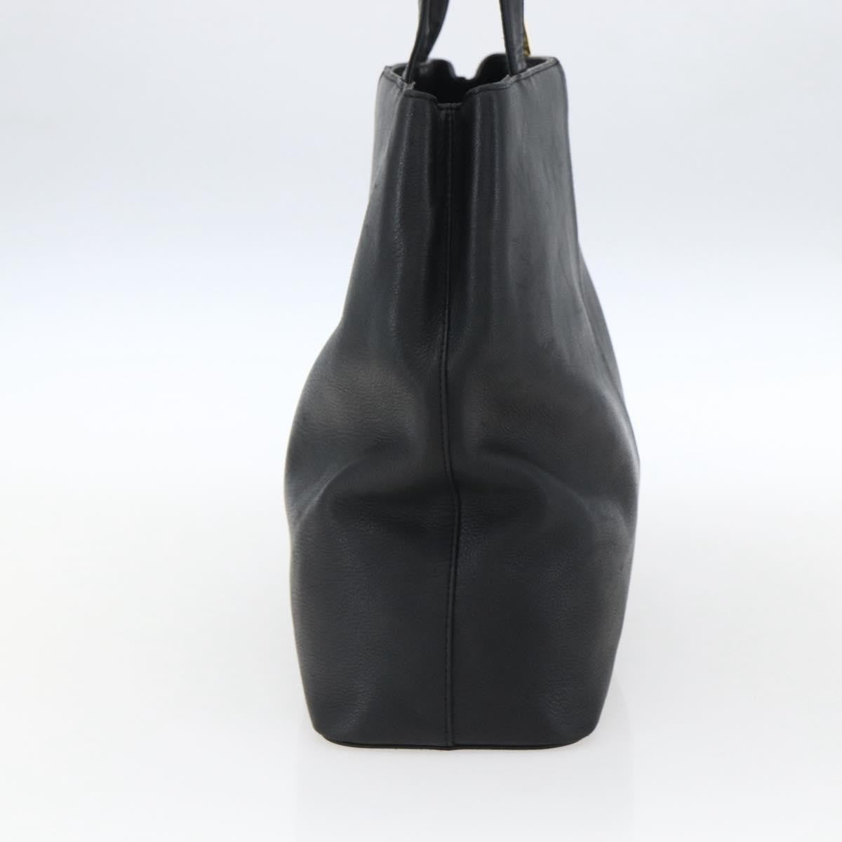 Burberry Vintage Tote Bag Leather Black Leather Tote Bag
