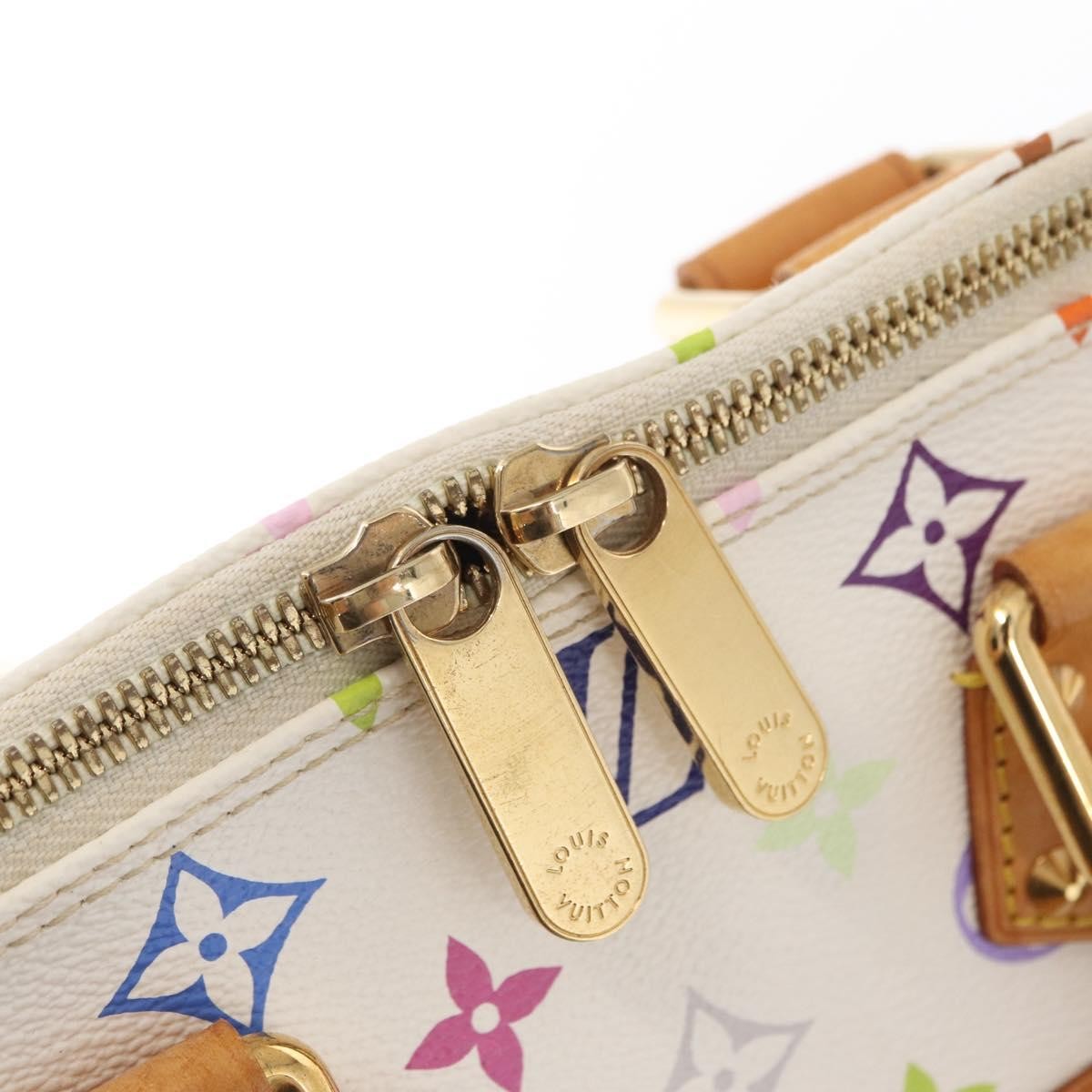 Louis Vuitton Alma Handbag Monogram Multicolor Multicolour Canvas Handbag