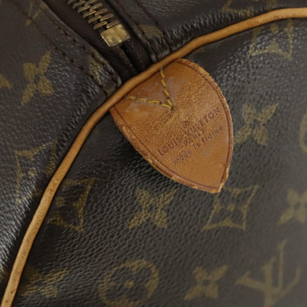 Louis Vuitton Keepall Bag Monogram Canvas Brown Canvas Travel Bag