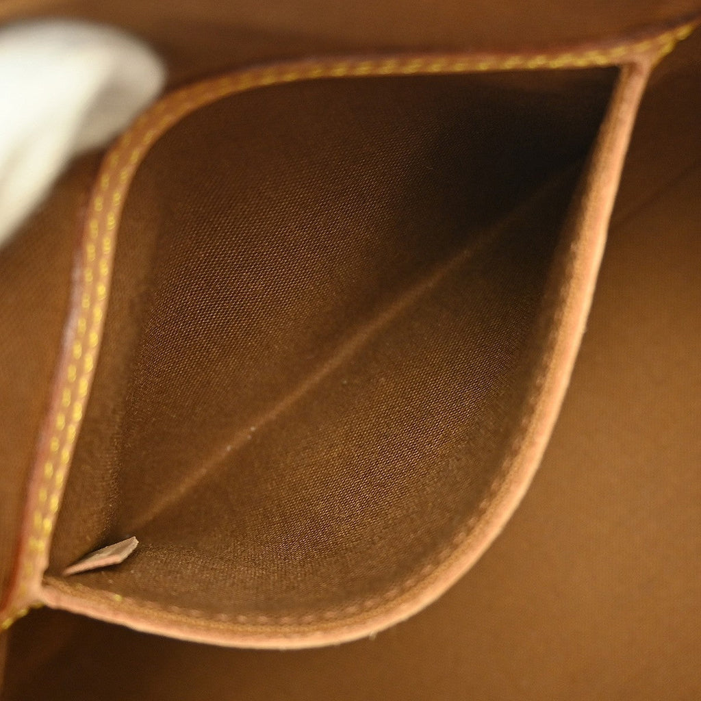 Louis Vuitton Alma Handbag Monogram Canvas Brown Canvas Handbag