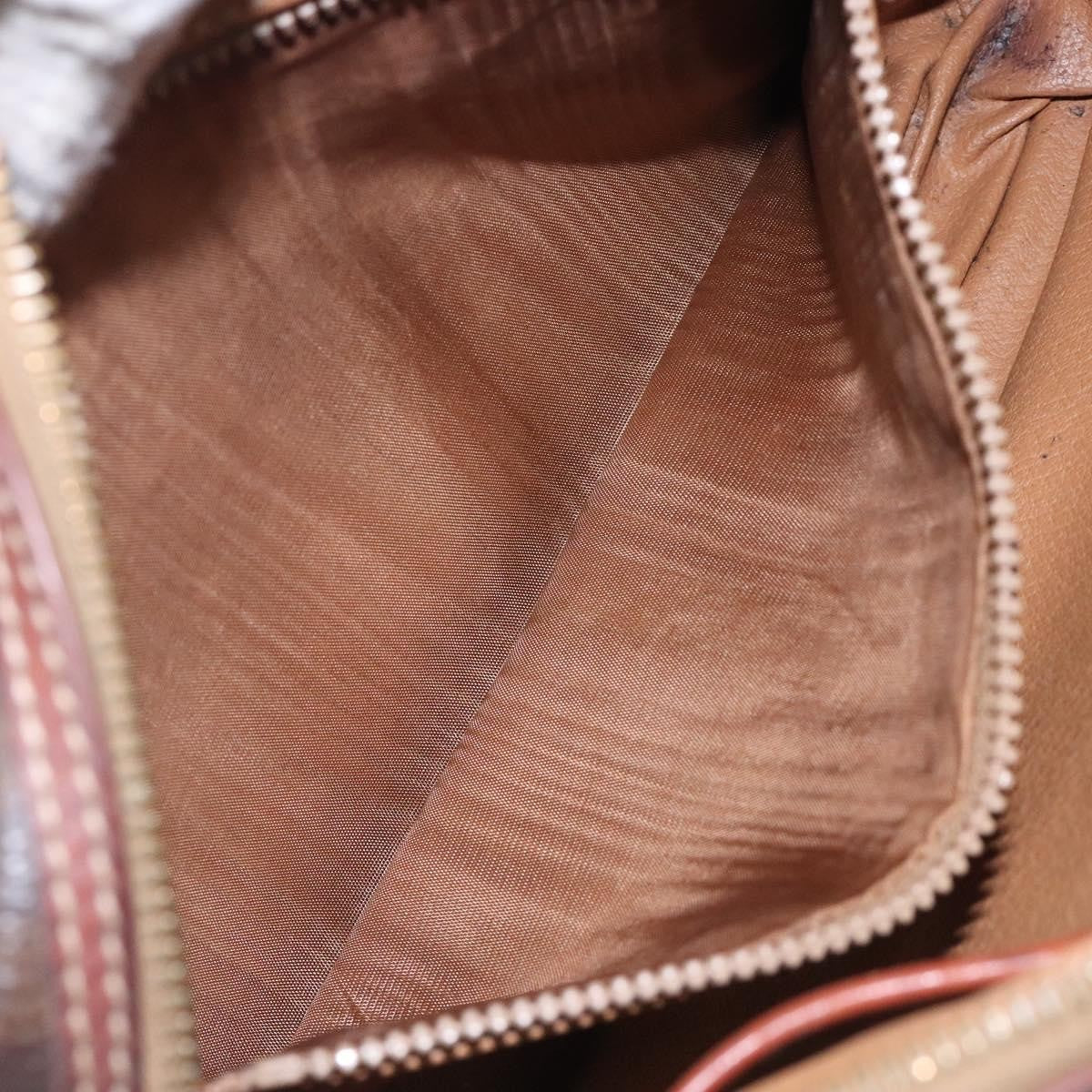 Celine Macadam Pochette Classic Brown Pvc Clutche & Pouche Bag