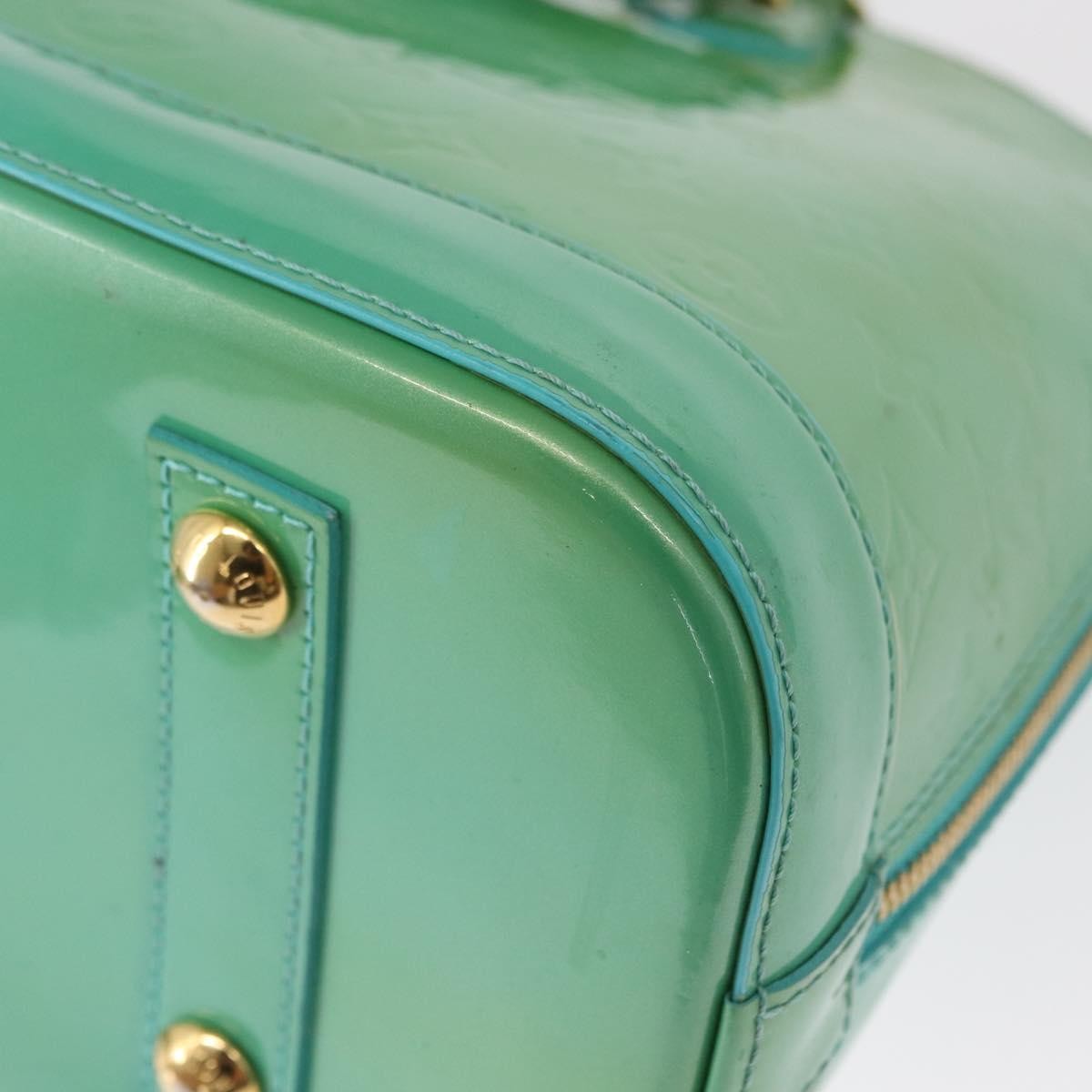 Louis Vuitton Alma Handbag Patent Leather Blue Patent_Leather Handbag