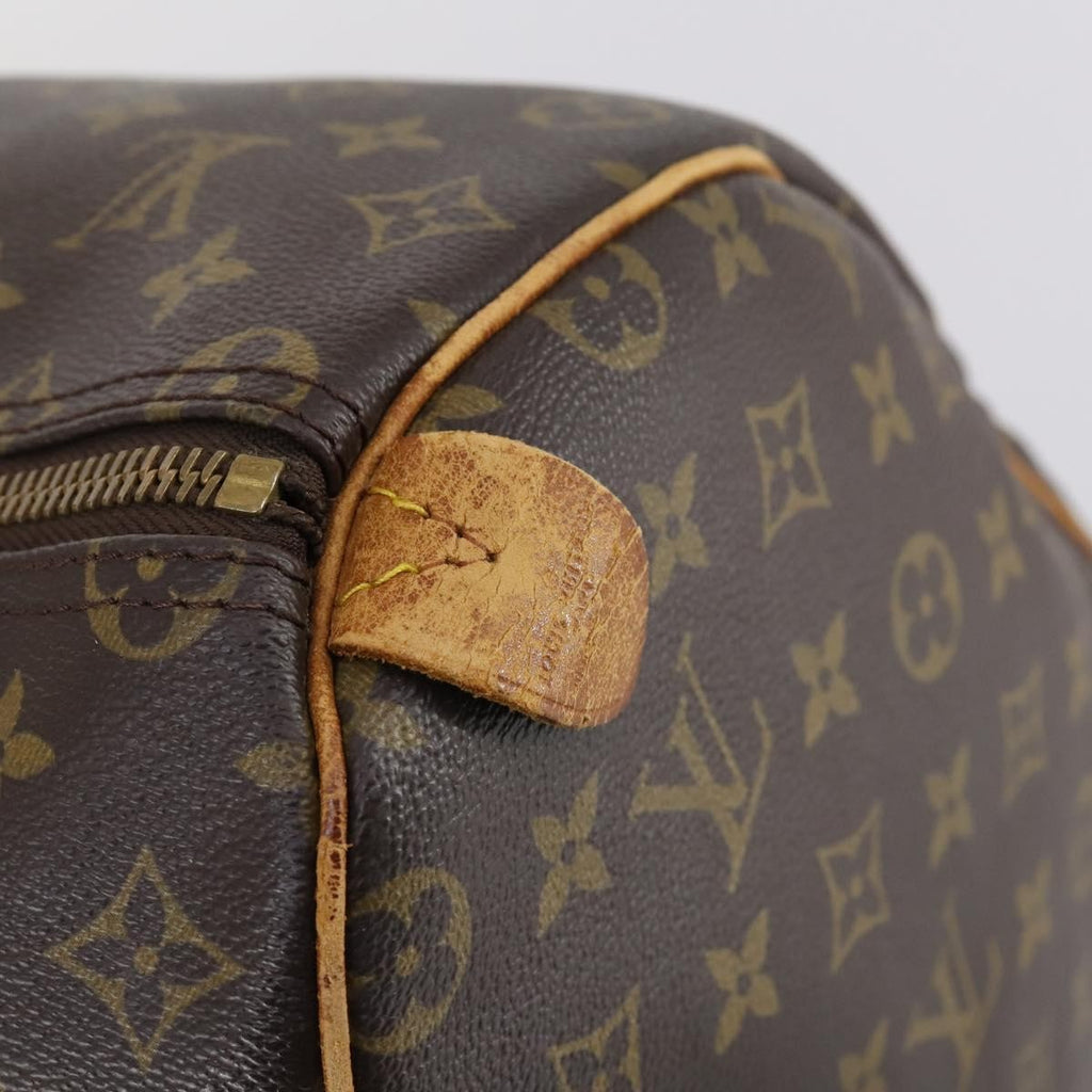 Louis Vuitton Keepall Bag Monogram Canvas Brown Canvas Travel Bag