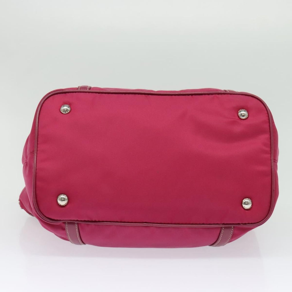 Prada Convertible Belted Hobo Tessuto With Leather Pink Nylon Tote Bag Bag