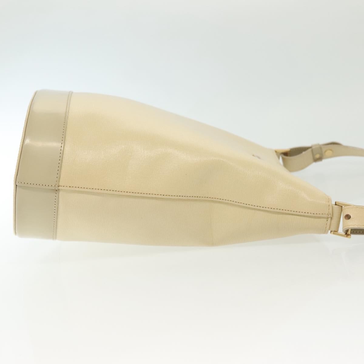 Burberry Shoulder Bag Leather Beige Leather Shoulder Bag