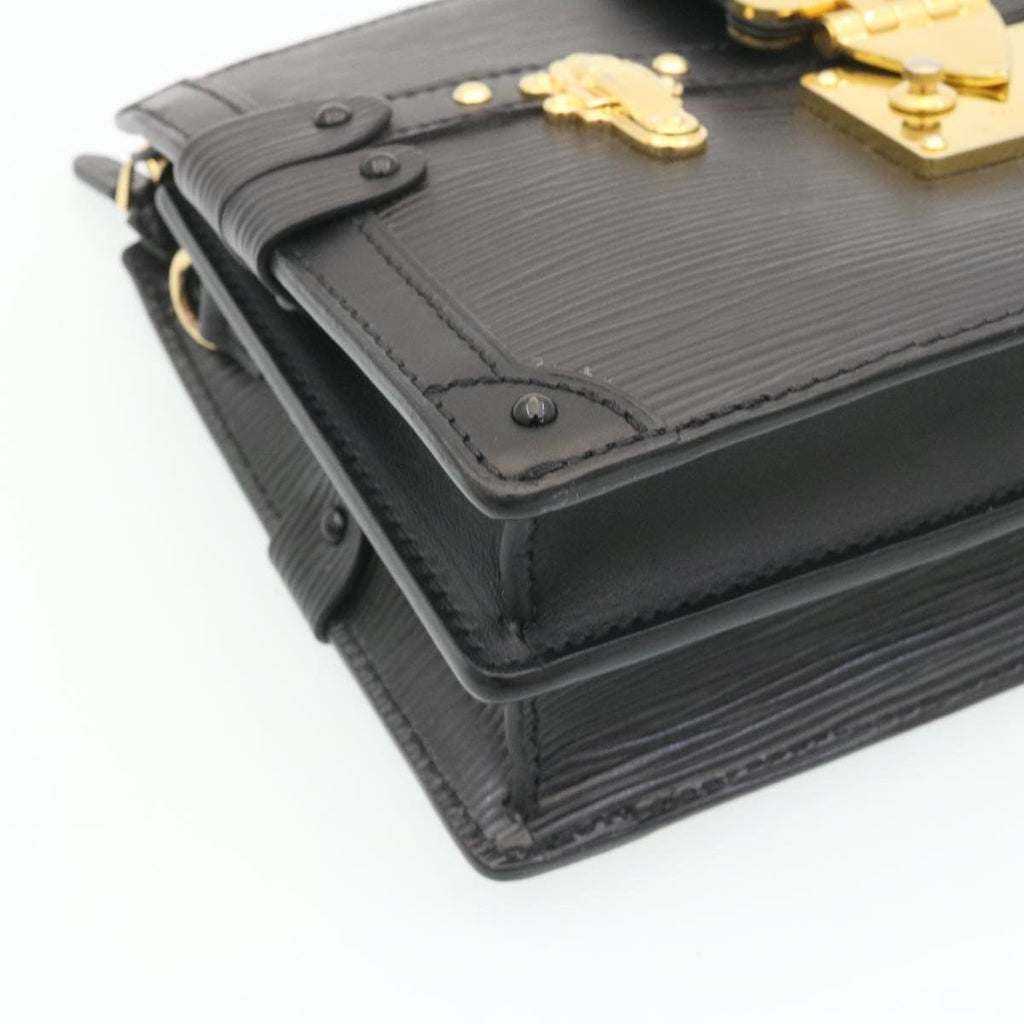Louis Vuitton Trunk Clutch Epi Leather Black Leather Clutche & Pouche Bag