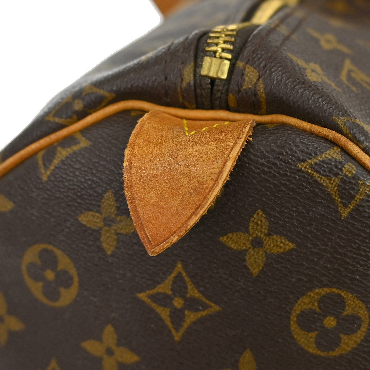Louis Vuitton Keepall Bag Monogram Canvas Brown Canvas Travel Bag