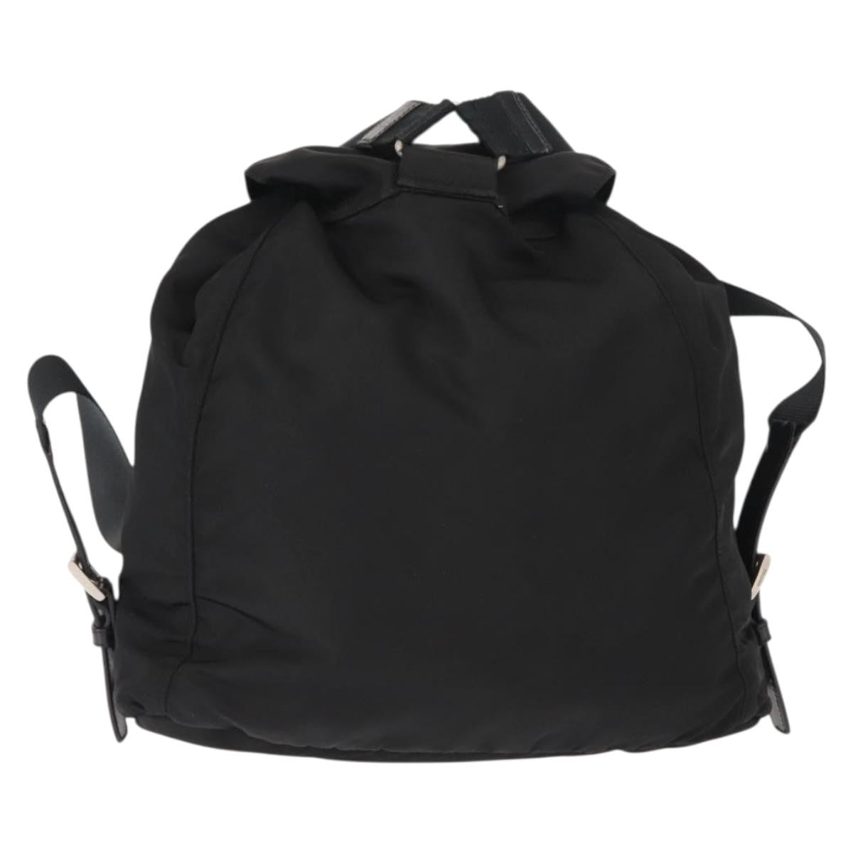Prada Front Pocket Backpack Tessuto Black Nylon Backpack Bag