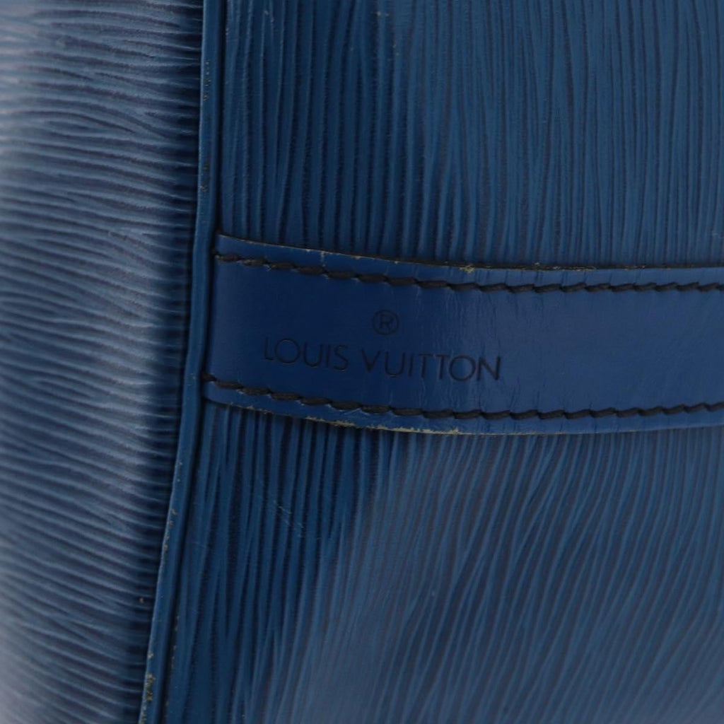 Louis Vuitton Petit Noe Nm Handbag Epi Leather Blue Leather Shoulder Bag
