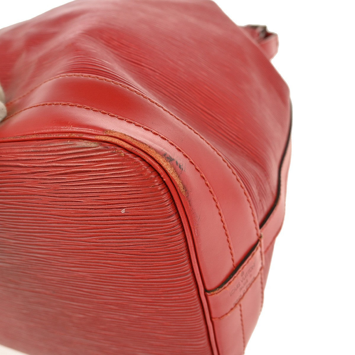 Louis Vuitton Noe Handbag Epi Leather Red Leather Shoulder Bag