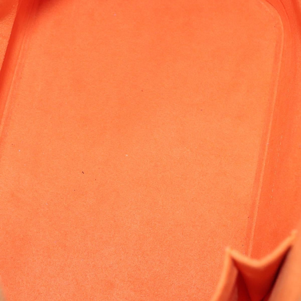 Louis Vuitton Alma Handbag Epi Leather Orange Leather Handbag
