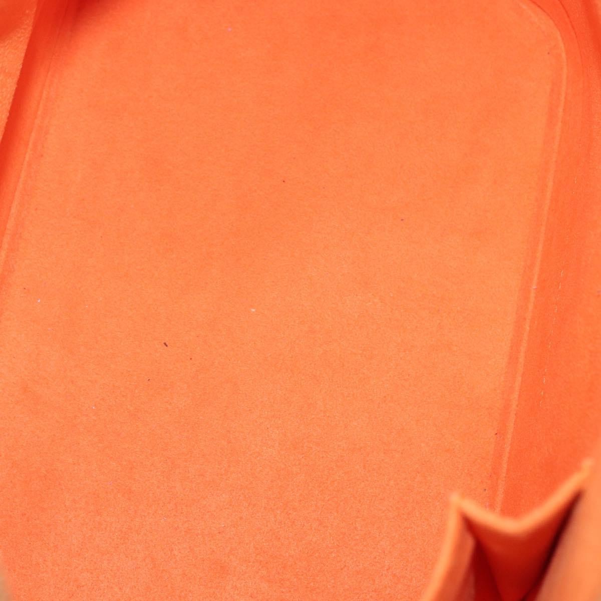 Louis Vuitton Alma Handbag Epi Leather Orange Leather Handbag