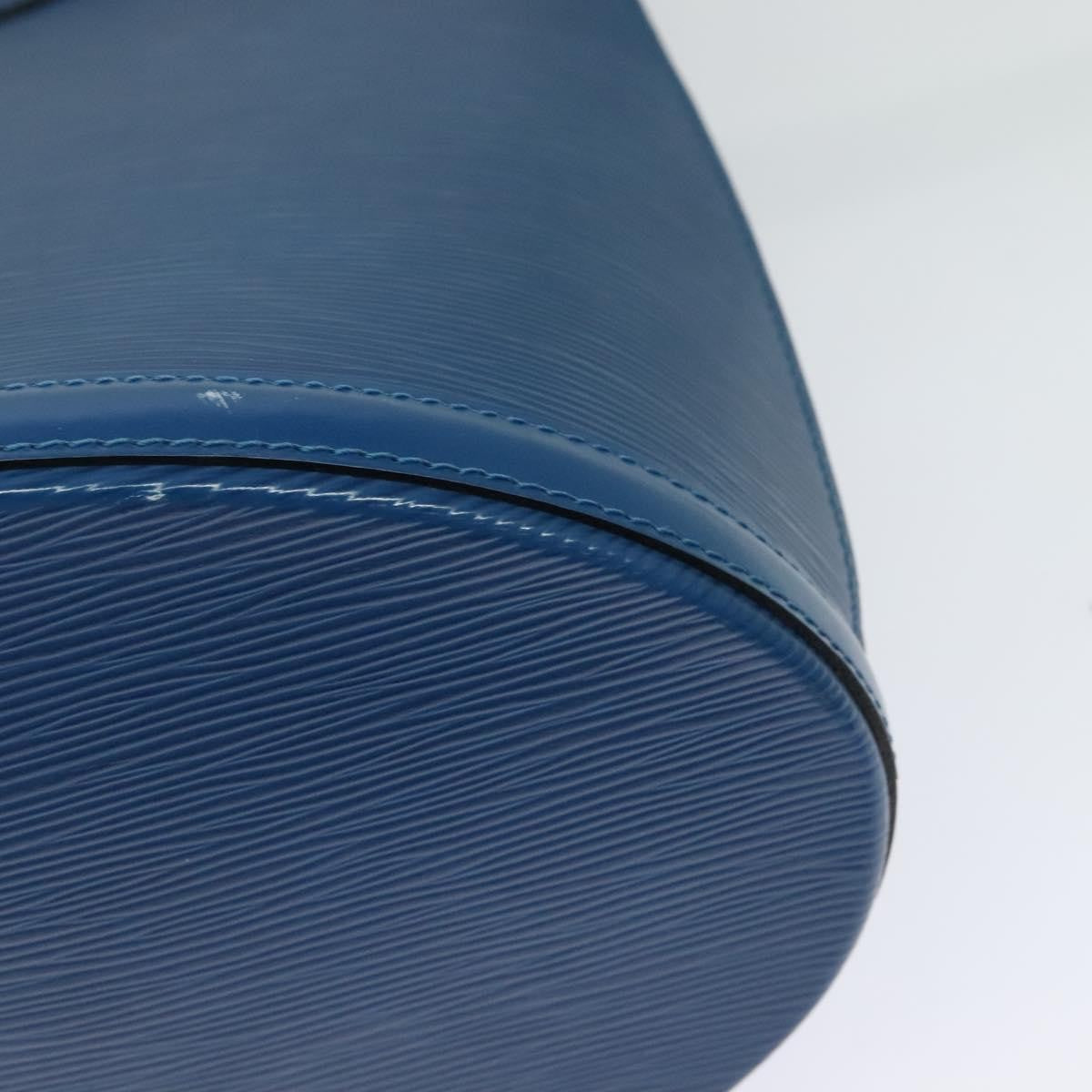 Louis Vuitton Cluny Shoulder Bag Epi Leather Blue Leather Shoulder Bag