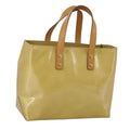 Louis Vuitton Reade Handbag Monogram Vernis Beige Patent_Leather Handbag