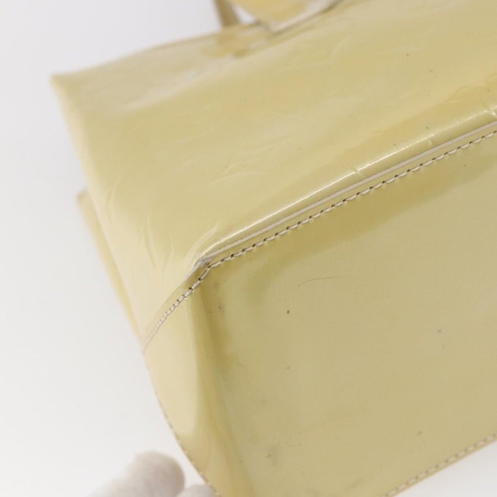 Louis Vuitton Wilshire Handbag Monogram Vernis Beige Patent_Leather Handbag